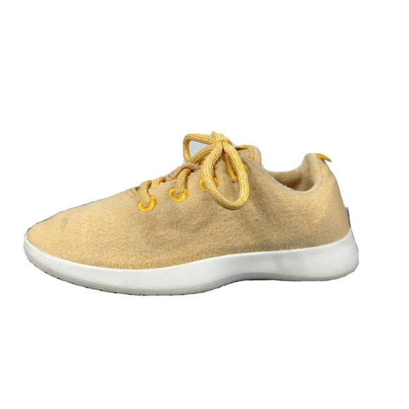 Allbirds Wool Runners Size 7 Turk Honey Yellow Lightweight Comfort Shoe Washable - Picture 5 of 10